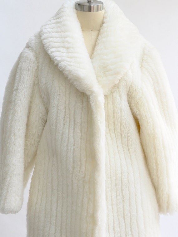 Exceptional vintage Vanity Fair faux fur coat from