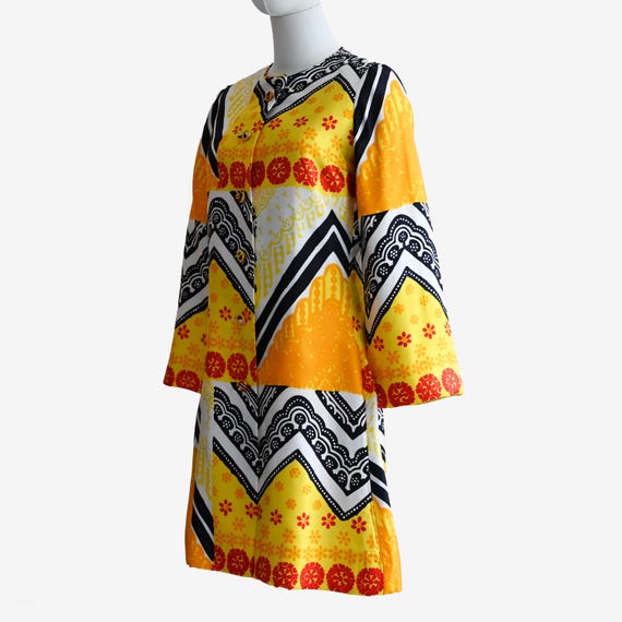 1960s BH Wragge Silk Mini Dress: Vintage Geometri… - image 6