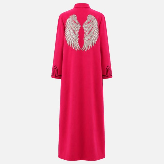 One-of-a-Kind "Winged" Column Gown from the 1970s