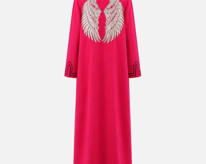 One-of-a-Kind "Winged" Column Gown from the 1970s