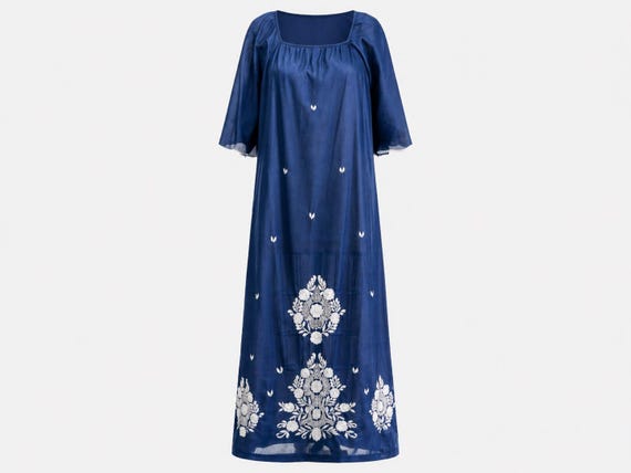 Caro of Honolulu Muumuu Dress from the 1970s