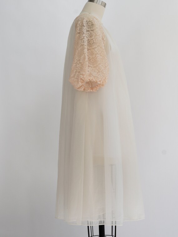 One-of-a-kind peignoir bed jacket fro the 1960s. … - image 5