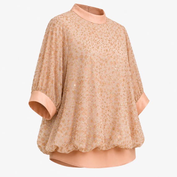 Sparkle Tunic Blouse from the 1970s