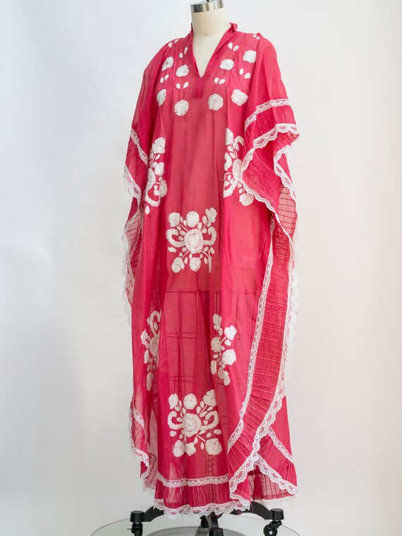 Extraordinary Vintage Caftan, Heavily Embroidered… - image 3