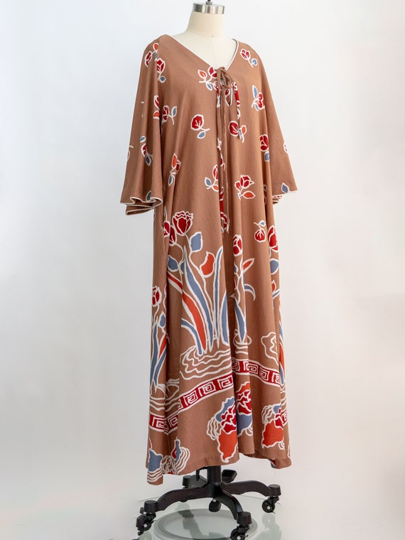 Vintage David Brown muumuu dress from the 1970s. … - image 3