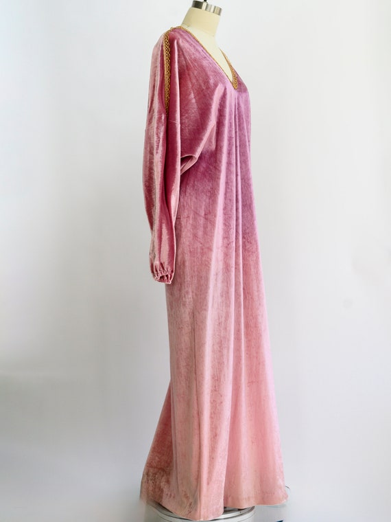 Vintage Bill Tice velvet dressing gown from the 1… - image 3