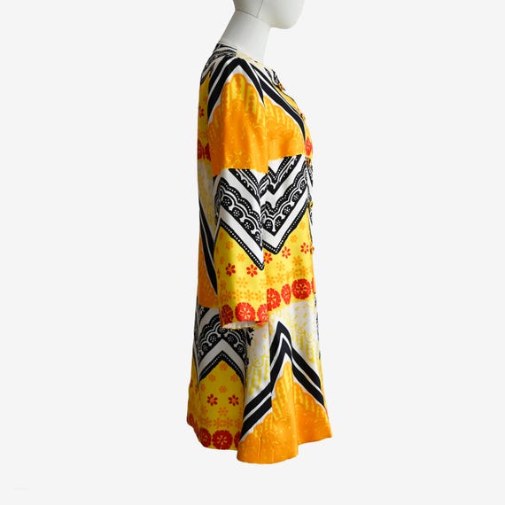 1960s BH Wragge Silk Mini Dress: Vintage Geometri… - image 5