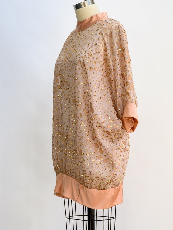 Vintage sparkle tunic blouse from the 1970s. Stun… - image 5