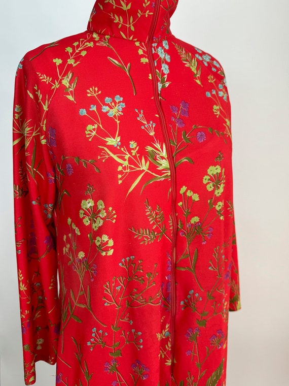 Vintage Elaine Sklar full length dressing gown, h… - image 1