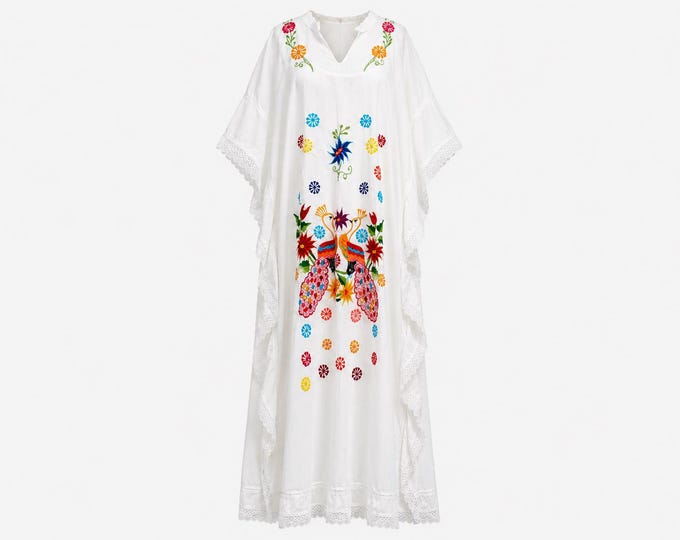 Extraordinary Embroidered Caftan from the 1960s