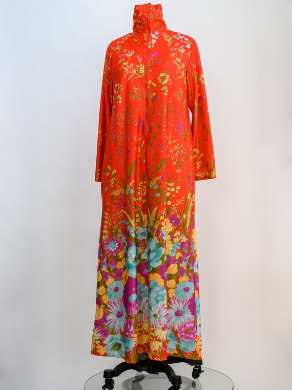 Vintage Elaine Sklar full length dressing gown, h… - image 7