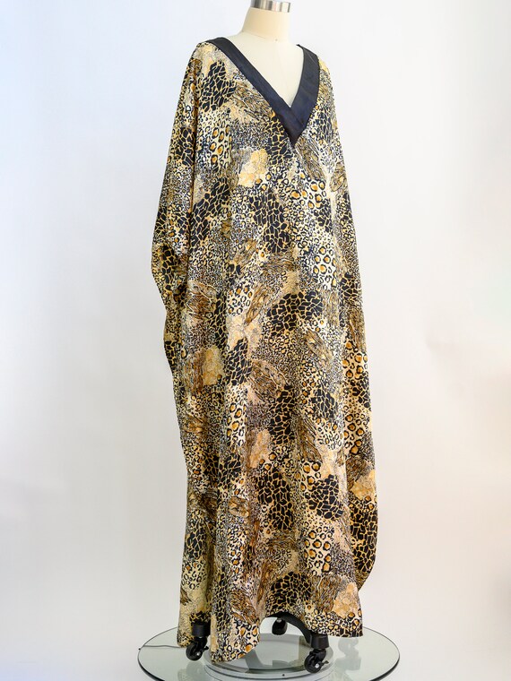 Vintage animal print caftan from the 1970s. Plus … - image 3