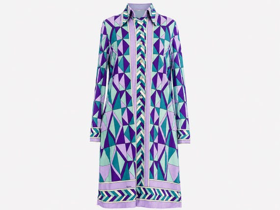 Exceptional Paganne Shirt Dress from the 1970s