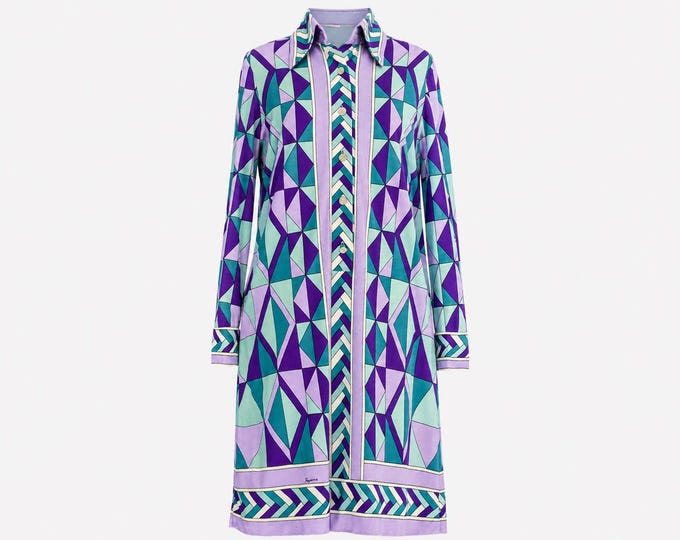 Exceptional Paganne Shirt Dress from the 1970s