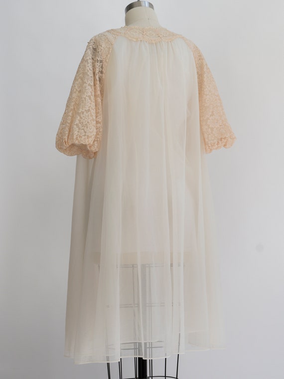 One-of-a-kind peignoir bed jacket fro the 1960s. … - image 8