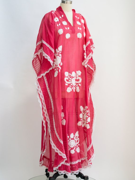 Extraordinary Vintage Caftan, Heavily Embroidered… - image 5