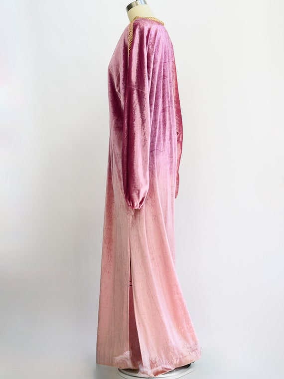 Vintage Bill Tice velvet dressing gown from the 1… - image 5