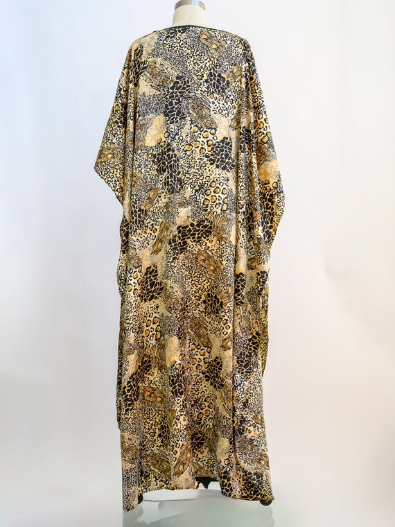 Vintage animal print caftan from the 1970s. Plus … - image 6