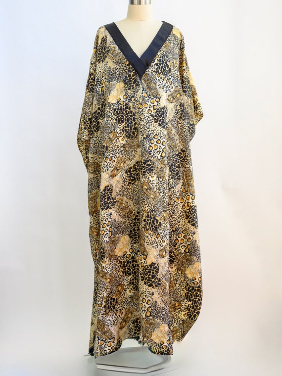 Vintage animal print caftan from the 1970s. Plus … - image 2