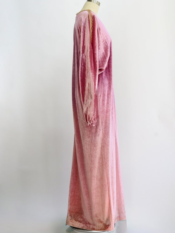 Vintage Bill Tice velvet dressing gown from the 1… - image 4