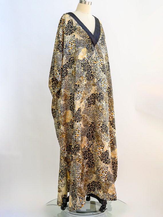 Vintage animal print caftan from the 1970s. Plus … - image 4