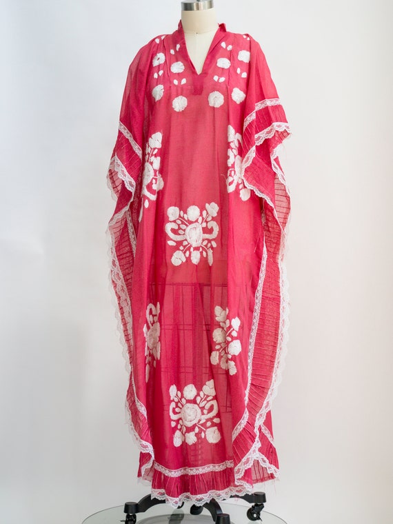 Extraordinary Vintage Caftan, Heavily Embroidered… - image 6