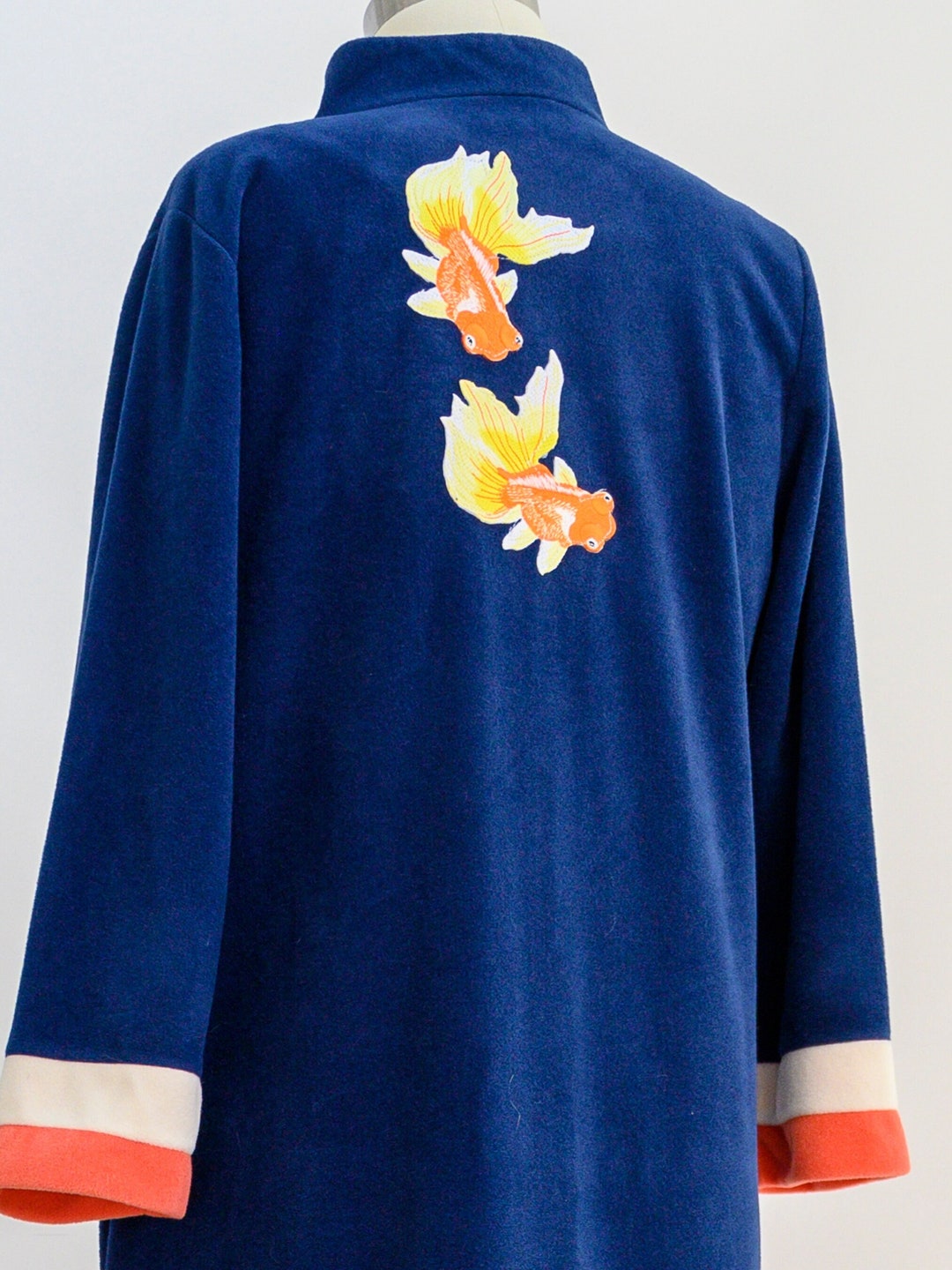 Vintage Fleece House Dress From the 1960s. Reworked and Oneofakind