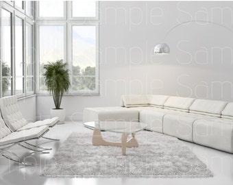 Zoom background minimal white