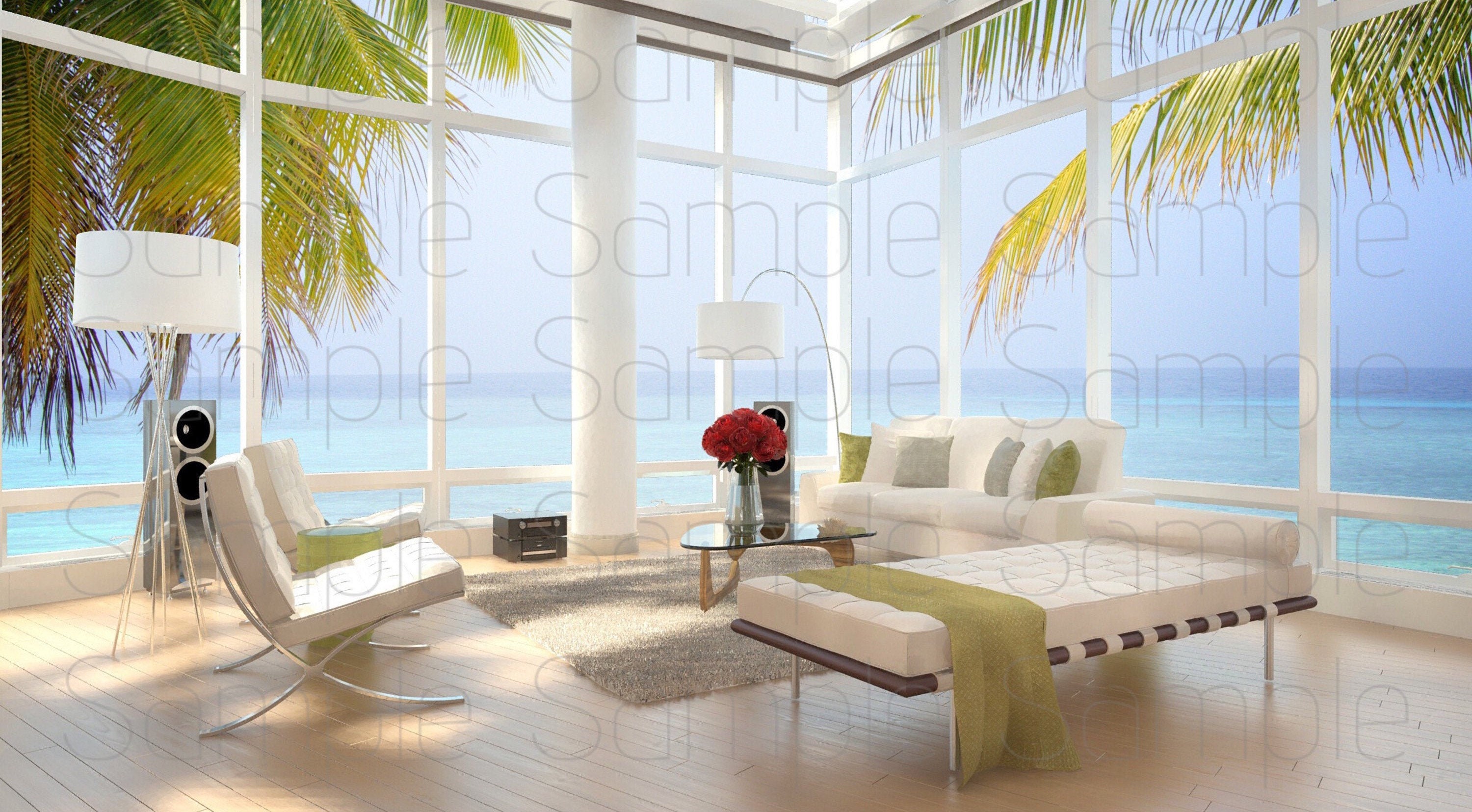 Sea View Living Room Background Zoom Backgrounds Virtual Background