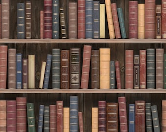 Zoom Virtual Backgrounds Backdrop Home Office Bookshelf Bookcase Microsoft Teams Facebook WebEx | Google Background digital backdrop