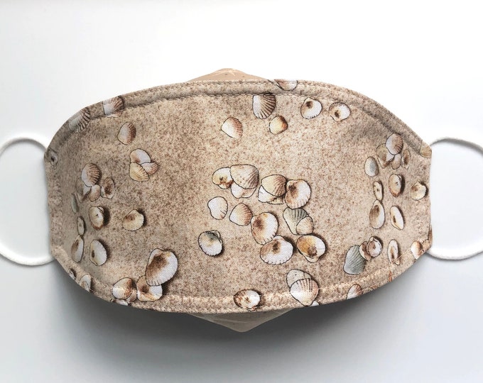 3D Face Mask 3D Nose Wire Beach Mask Seashells Mask Sand Mask Starfish ...