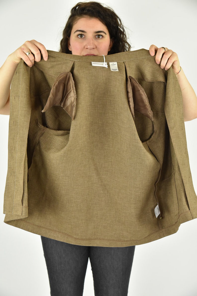 Vintage 90/'s Alfred Dunner Tan Jacket Size 8