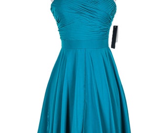 AQUA BLUE Bridesmaid Dress/ CUSTOM Lengths/ Convertible Dress - Etsy