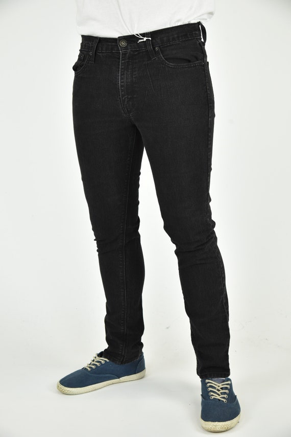 levi skinny black jeans