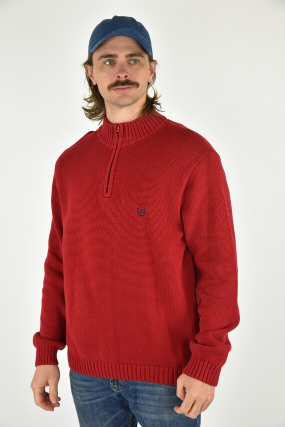 chaps quarter zip pullover