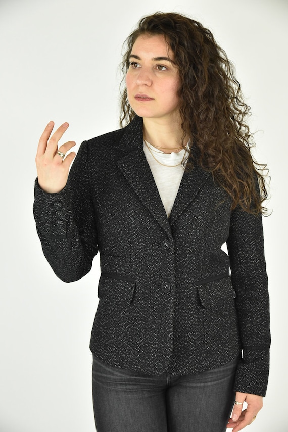 Vintage 90's DKNY Grey Blazer Size MED