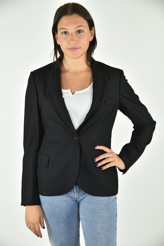 Vintage 90's Jil Sander Black Blazer Size 38
