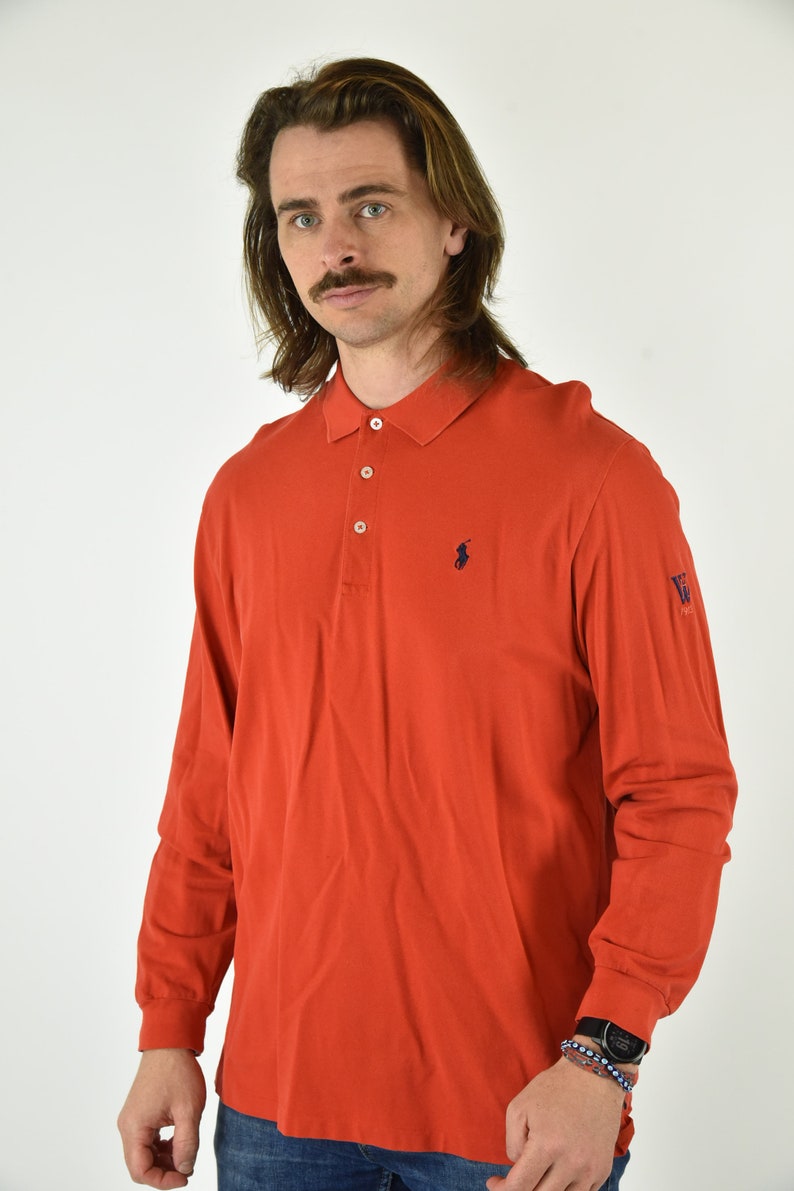 boss orange long sleeve polo