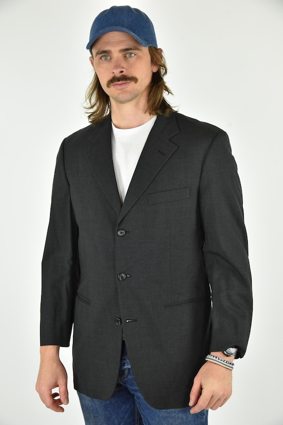 Vintage 90's Brooks Brothers Grey Blazer Size 39