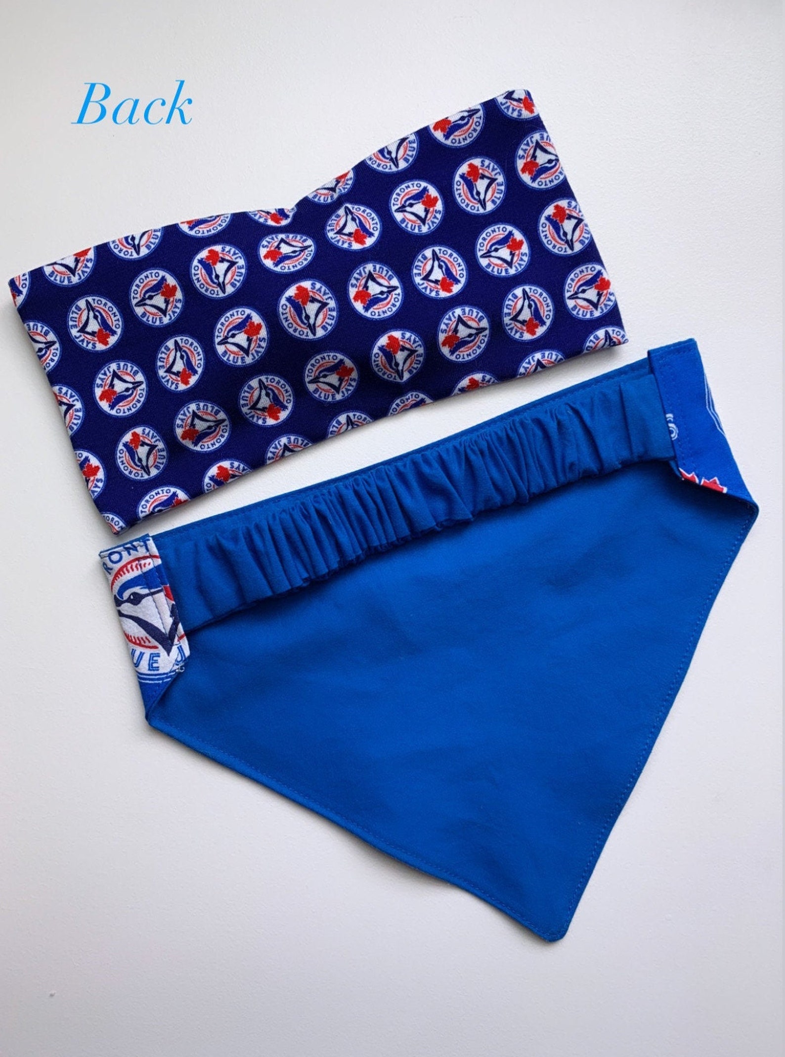 Blue Jays Dog Bandana Set Matching Dog Bandana and Headband Etsy