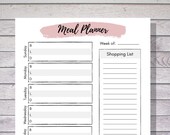 Meal Plan Printable, Menu Plan Printable, Weekly Menu Planner, Printable Meal Plan, Weekly Meal Plan, Week Meal Plan, Weekly Meal Planner