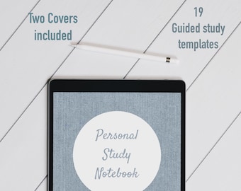JW Personal Study Notebook -Digital with hyperlinks and precut stickers