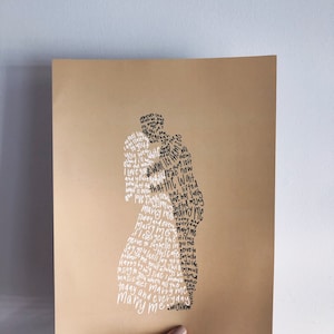 Impresión de arte de boda personalizable del primer baile