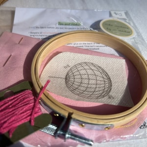 Disco Ball Embroidery Kit