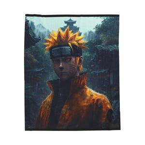 Naruto hooded blanket sale