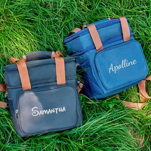 Personalized Groomsmen Cooler Bag, Custom Embroidered Lunch Cooler Bag,Groomsmen Gifts Beer Cooler Bag, Bachelor Party Gift, Best Man Gift