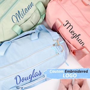 Monogrammed Seesack, personalisierte Nachttasche, Kinderreisetaschen, Ballettsport-Kindertagestasche, Geburtstagsgeschenk, Tanztasche