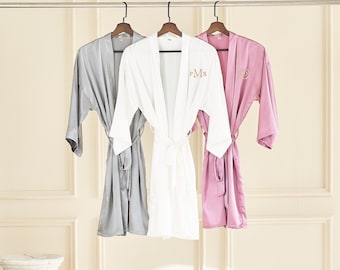 Silk Bridesmaid robe gifts, Bridesmaid Robes,Bridal Party Robes,Wedding Dressing Gown,Bridesmaid Proposal, Bridal Party Robes,Christmas Gift
