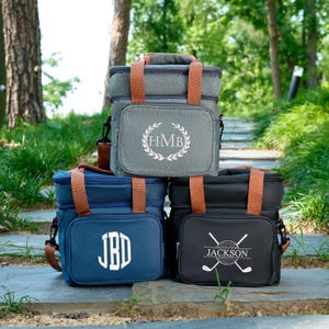 Personalized Groomsmen Cooler Bag, Groomsmen Gifts Beer Cooler Bag, Custom Embroidered Cooler Bags, Bachelor Party Gift, Best Man Gift