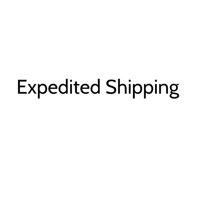 Expedited Shipping image 1
